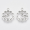 Tibetan Style Alloy Pendants TIBEP-S319-049A-RS-1