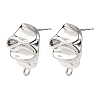 SHEGRACE Brass Stud Earring Findings XGRQ64491-870P-1