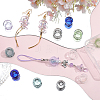 16Pcs 8 Colors Glass Bead Cone for Wind Chimes Making GLAA-SC0002-73-3