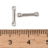 304 Stainless Steel Connector Charms STAS-Q323-06A-P-3