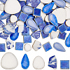 500Pcs 4 Styles Porcelain Mosaic Tiles PORC-SP0001-24-7