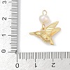 Natural Cultured Freshwater Pearl & Brass Pendants KK-U062-03G-3