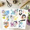 3 Sheets 3 Styles PVC Waterproof Decorative Stickers DIY-WH0404-567-4