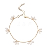 Natural Cultured Freshwater Pearl Rice Charm Bracelets BJEW-TA00723-2