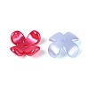 Pearlized Opaque Acrylic Flower Bead Caps SACR-T030-73M-2