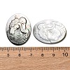 Natural Black Lip Shell Carved Cabochons SHEL-G024-02A-3