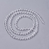 Natural Quartz Crystal Beads Strands G-F596-44-3mm-2