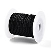 Braided Cowhide Leather Cord NWIR-N005-01C-6mm-2