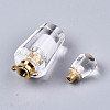 Faceted Natural Quartz Crystal Pendants G-T131-14H-4