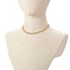 Natural Faceted Agate Beaded Necklace & Bracelet Set SJEW-JS01208-8