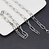 304 Stainless Steel Paperclip Chains STAS-UN0012-44-6