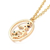 Colorful Cubic Zirconia Constellation Pendant Necklace LS-NJEW-H166-01I-3