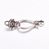 Tibetan Style Hook and Eye Clasps LS-LF1278Y-NF-2
