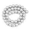 Wrinkle Textured Shell Pearl Beads Strands BSHE-E016-10mm-08-2