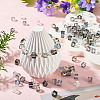 100Pcs 5 Colors Electroplated Glass Beads EGLA-TADJ0001-09-5