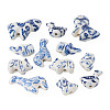 12Pcs 6 Styles Handmade Porcelain Beads PORC-TA0001-68-3