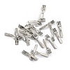 100Pcs Alloy Silverware Miniature Ornaments PW-WGF7D5F-05-1