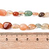 Natural Agate Beads Strands G-Z108-A01-3