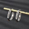 201 Stainless Steel Hoop Earrings LS-EJEW-P304-15A-P-2
