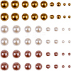 1 Box Half Round Resin & ABS Imitation Pearl Cabochons DIY-CP0012-96B-6
