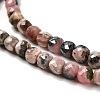 Natural Argentina Rhodonite Beads Strands LS-G-B107-B01-01-4