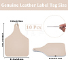Leather Label Tags AJEW-CL0003-23A-2