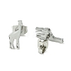 Non-Tarnish Cute Little Animal Theme 304 Stainless Steel Stud Earrings LS-EJEW-B041-04H-P-2