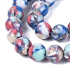 Assembled Synthetic Turquoise and Trochus Shell Beads Strands G-N369-02C-02-3