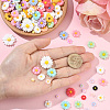 200Pcs 7 Styles Opaque Resin Cabochons RESI-SP0001-31-4
