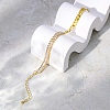 Brass Pave Cubic Zirconia Tennis Link Chain GJ2432-2-2