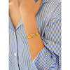 304 Stainless Steel Wavy 3-Line Cuff Bangles for Women WGF7EC5-01-3