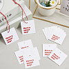 200Pcs Paper Thanks Greeting Cards DIY-SP0004-35-3