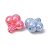 Plating Opaque Acrylic Beads AC-CBAE647-06-2
