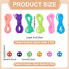 18M 6 Colors Hollow Pipe PVC Tubular Synthetic Rubber Cord RCOR-UN0001-01-3