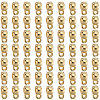400Pcs CCB Plastic Tube Bails CCB-SC0001-28KC-7