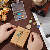 6Pcs 6 Styles Tarot Alloy Pendant Locking Stitch Markers HJEW-HY00013-6