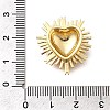 Brass Enamel Beads KK-Z125-18G-01-3