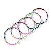 5Pcs PU Leather & Alloy Buddhist Bangle Sets BJEW-N029-03D-2