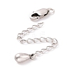 925 Sterling Silver Chain Extenders STER-D036-41AS-2