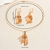 Ethnic Style Brass Cone Tassel Earrings & Necklaces Sets for Women NB2272-2