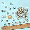 52Pcs 2 Colors UV Plating Acrylic Charms PACR-FS0001-11-5