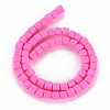 Handmade Polymer Clay Beads Strands X-CLAY-T020-09A-2