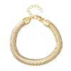 Brass Snake Chain Bracelets for Women BJEW-C140-25G-4