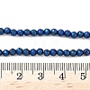 Electroplate Synthetic Magnetic Hematite Beads Strands G-A263-B01-02F-4