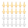 Unicraftale 12Pcs 2 Colors 201 Stainless Steel Pendants STAS-UN0053-68-1