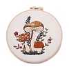 DIY Mushroom Pattern Embroidery Kits for Beginner PW-WG19BB4-02-1