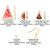 DIY Watermelon Dangle Earrings DIY-FS0006-06-5