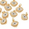 SHEGRACE Brass Cubic Zirconia Pendants XGRQ3K142-532G-1