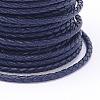 Braided Cowhide Leather Cord NWIR-N005-01E-3mm-3