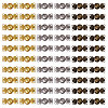 60Pcs 3 Colors Alloy Snap Lock Clasps FIND-GL0002-01-1